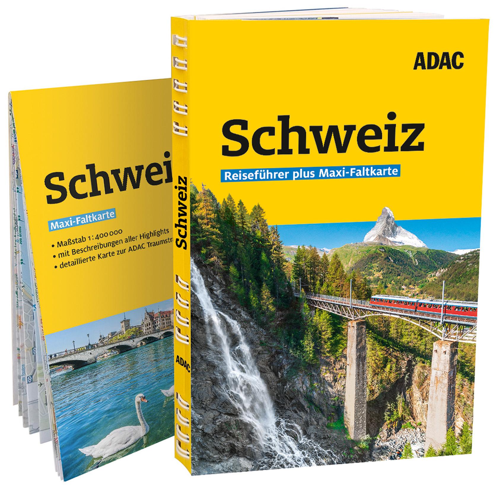 Vorderes Coverbild ADAC Reiseführer plus Schweiz