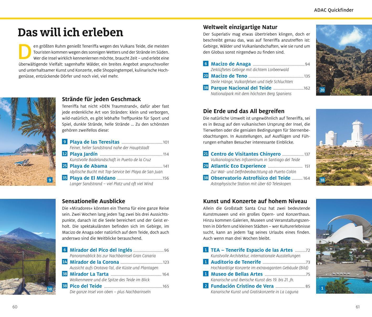 Beispielinhalt (Bild) ADAC Reiseführer plus Teneriffa