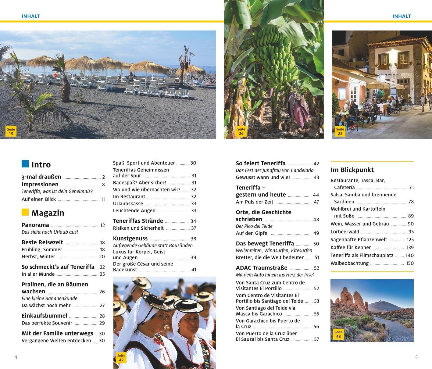 Beispielinhalt (Bild) ADAC Reiseführer plus Teneriffa