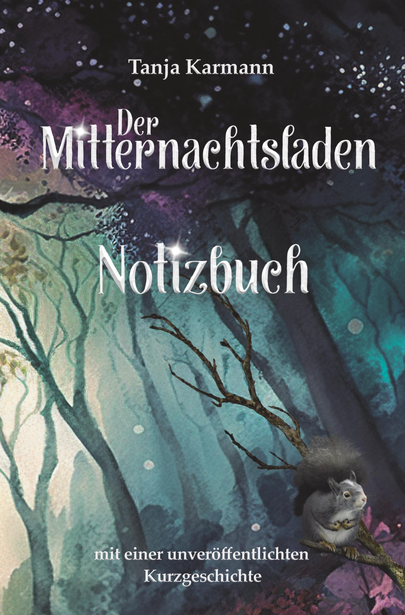 Vorderes Coverbild Der Mitternachtsladen. Notizbuch