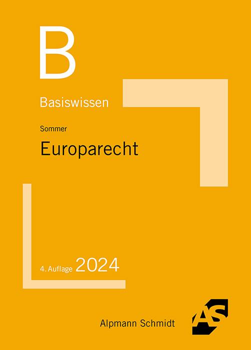 Vorderes Coverbild Basiswissen Europarecht