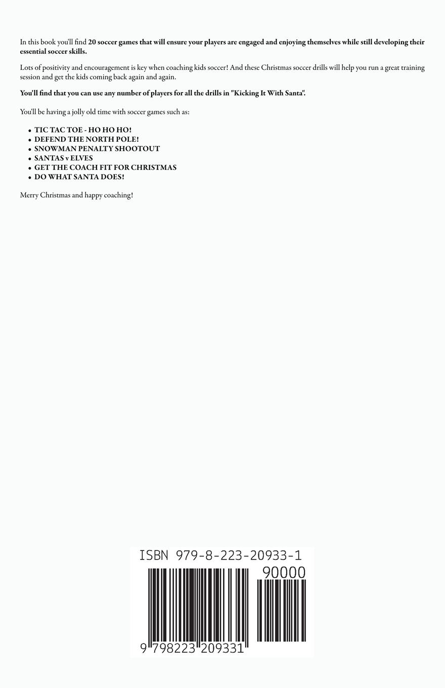 Rückseitencover Kicking It With Santa