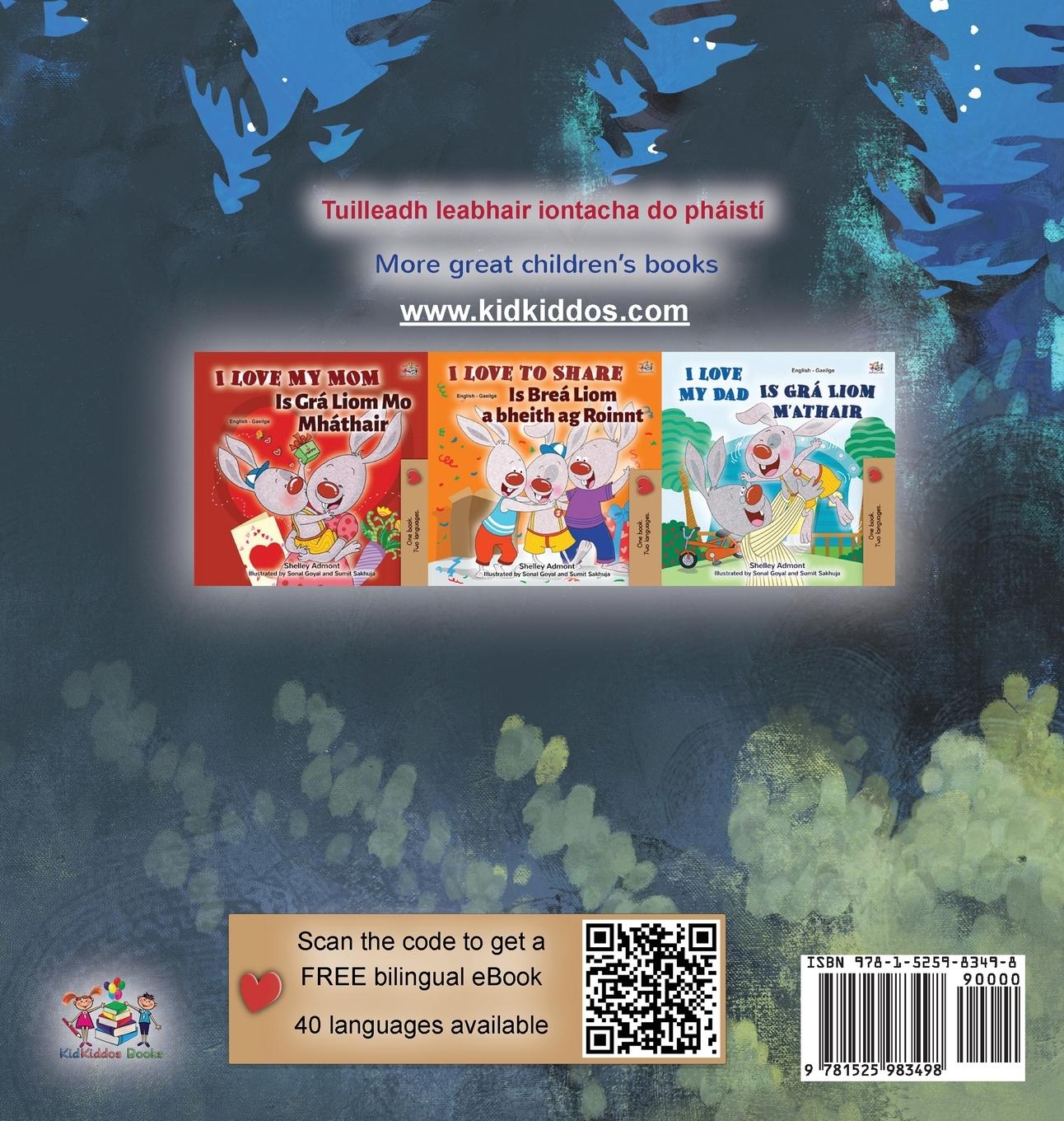 Rückseitencover Under the Stars (Irish English Bilingual Kids Book)