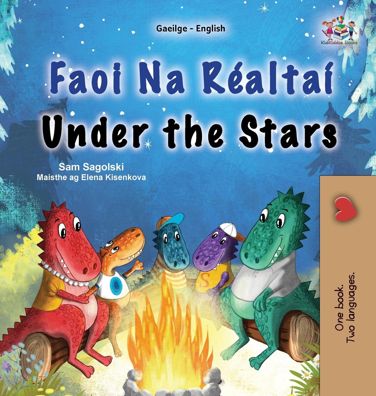 Vorderes Coverbild Under the Stars (Irish English Bilingual Kids Book)