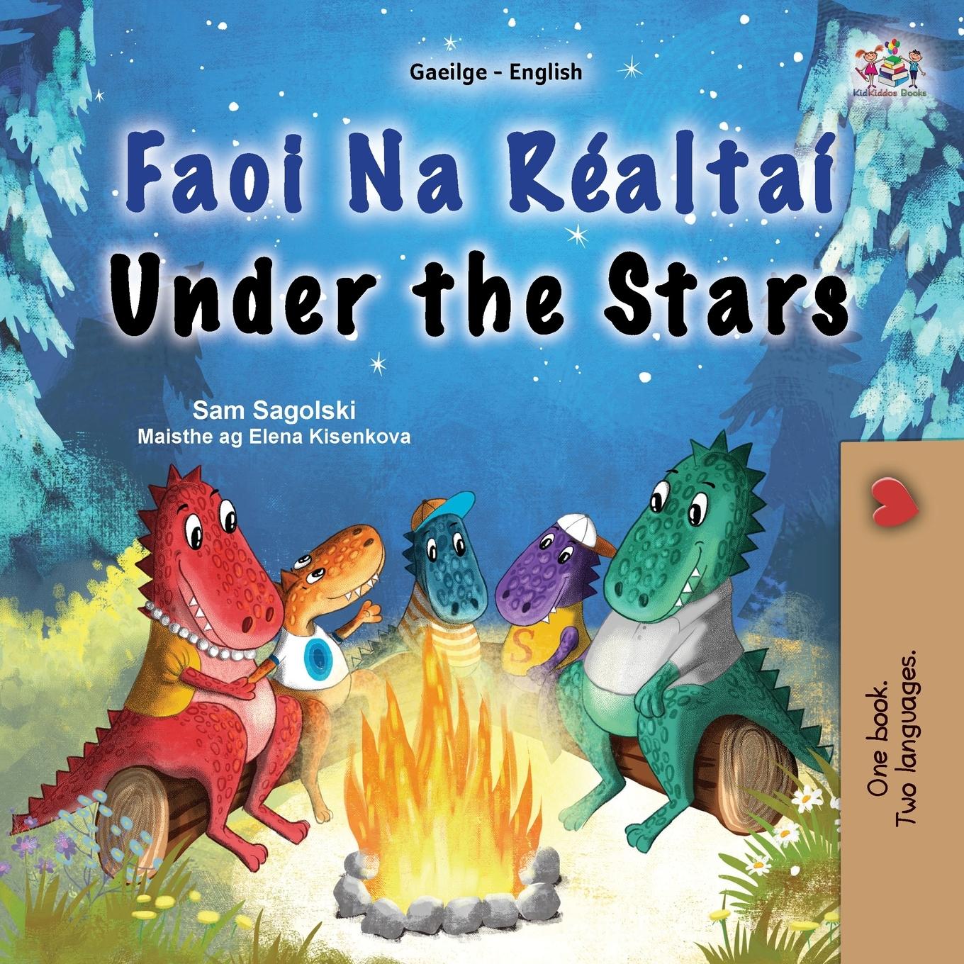 Vorderes Coverbild Under the Stars (Irish English Bilingual Kids Book)