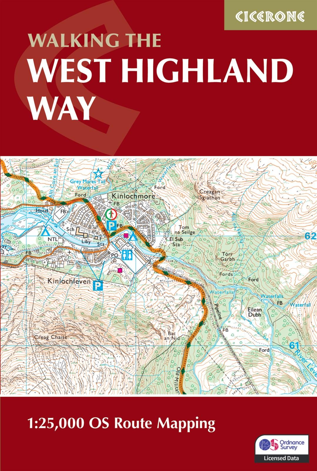 Vorderes Coverbild West Highland Way Map Booklet