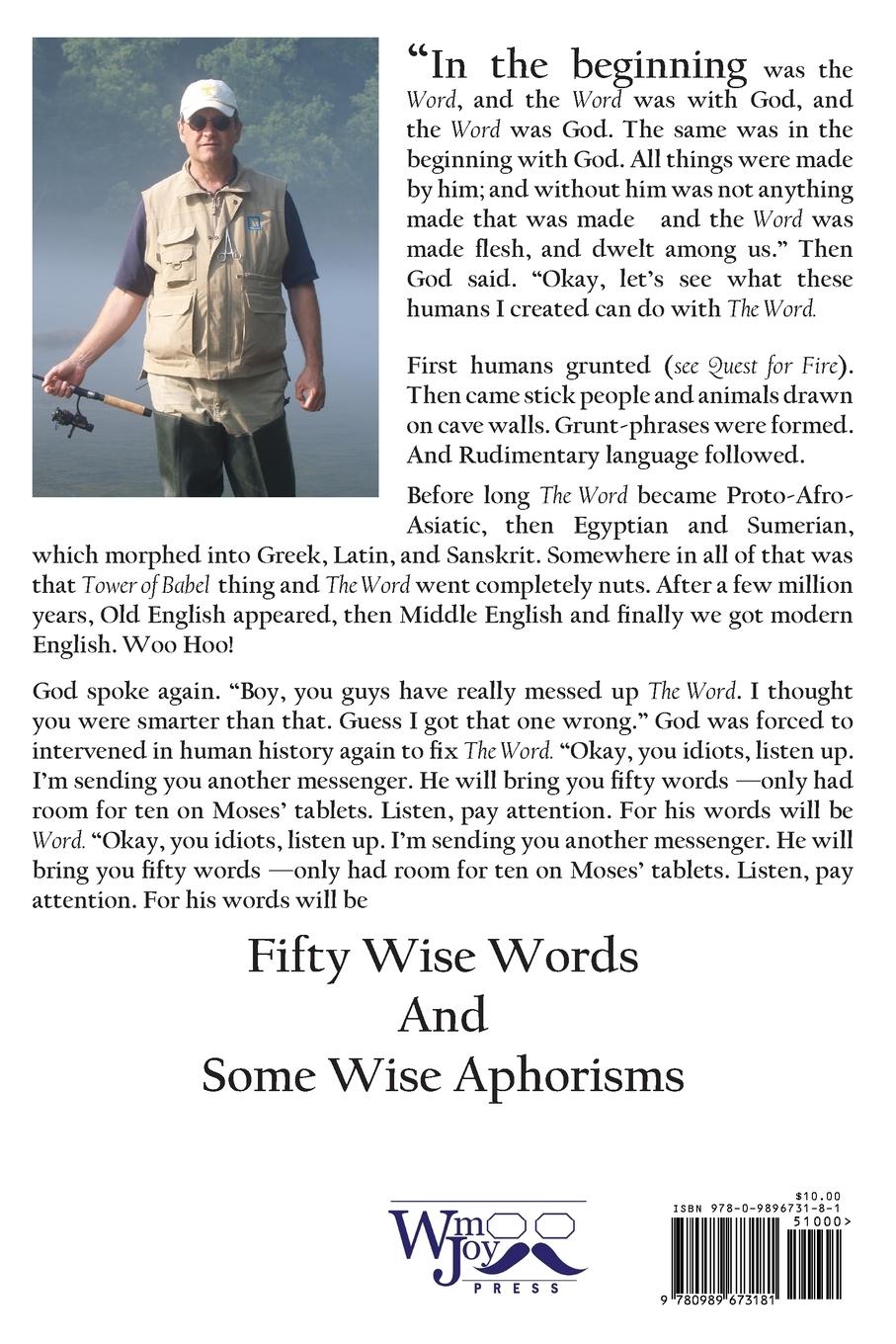 Rückseitencover Fifty Wise Words and Some Wise Aphorisms