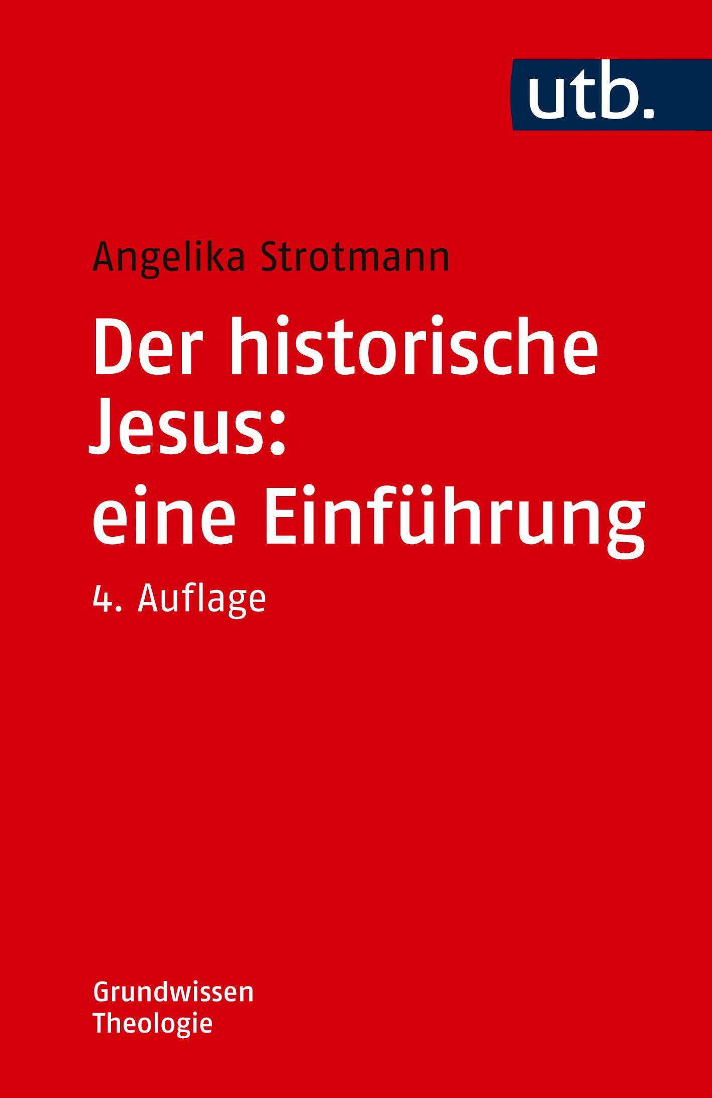 Vorderes Coverbild Der historische Jesus: eine Einführung