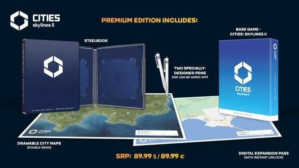 Vorderes Coverbild Cities: Skylines II Premium Edition (PlayStation PS5)