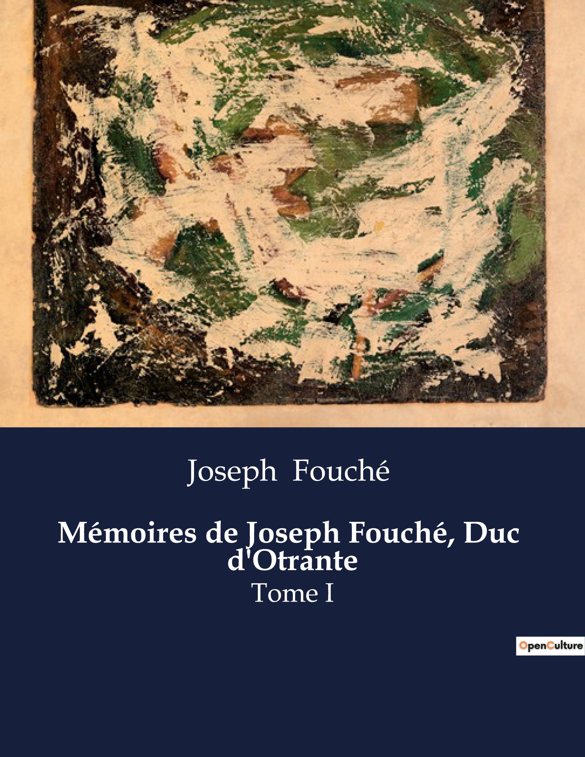 Vorderes Coverbild Mémoires de Joseph Fouché, Duc  d'Otrante