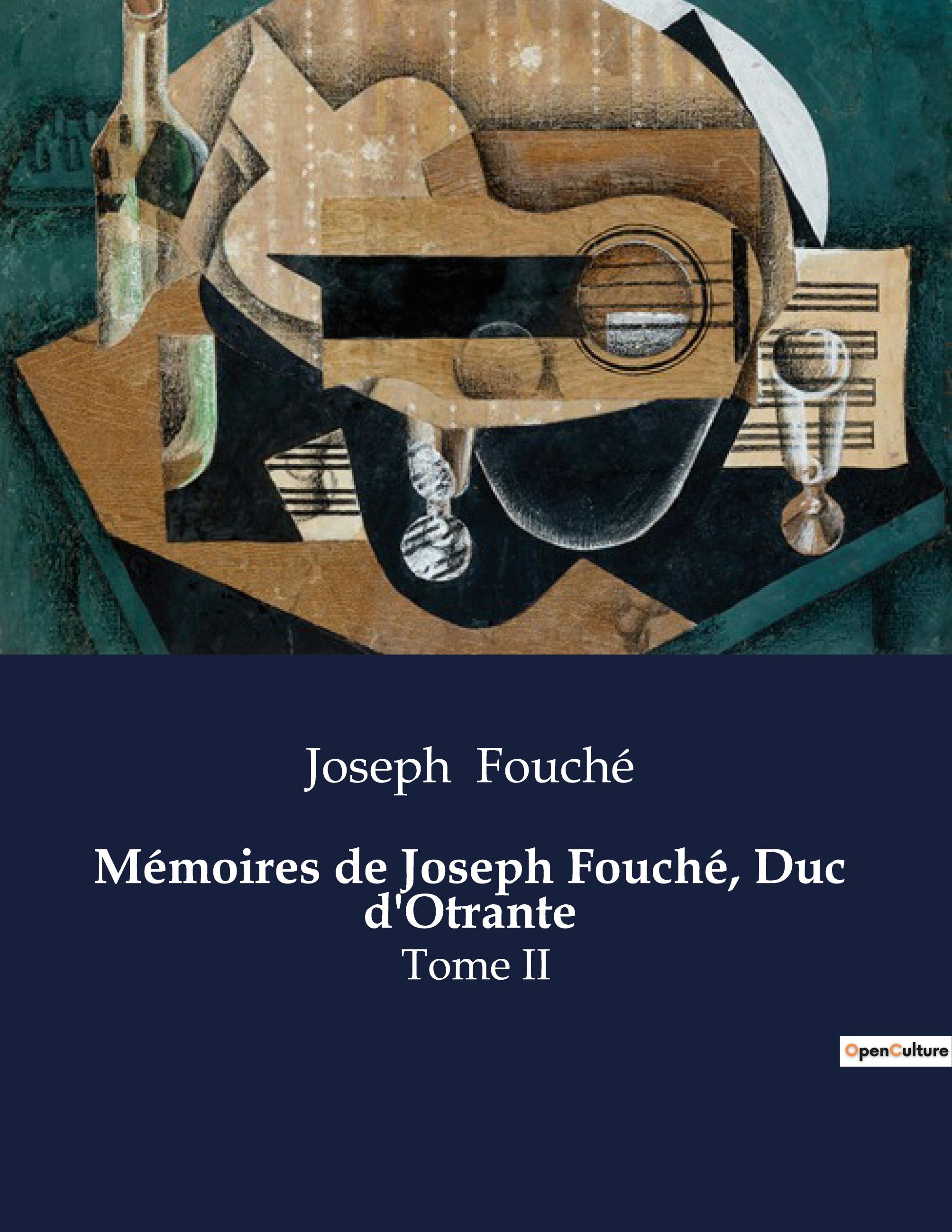 Vorderes Coverbild Mémoires de Joseph Fouché, Duc  d'Otrante
