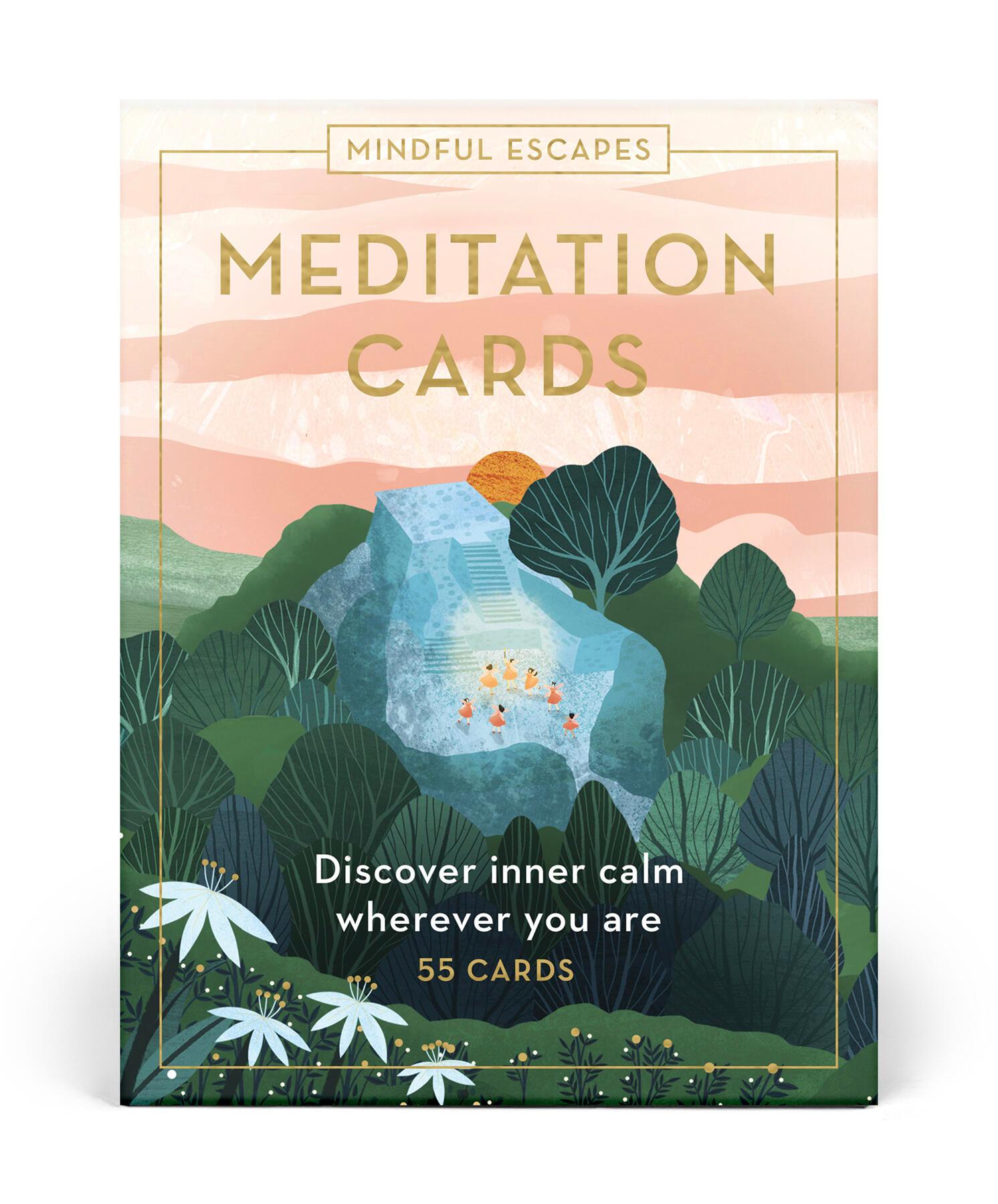 Vorderes Coverbild Mindful Escapes Meditation Cards