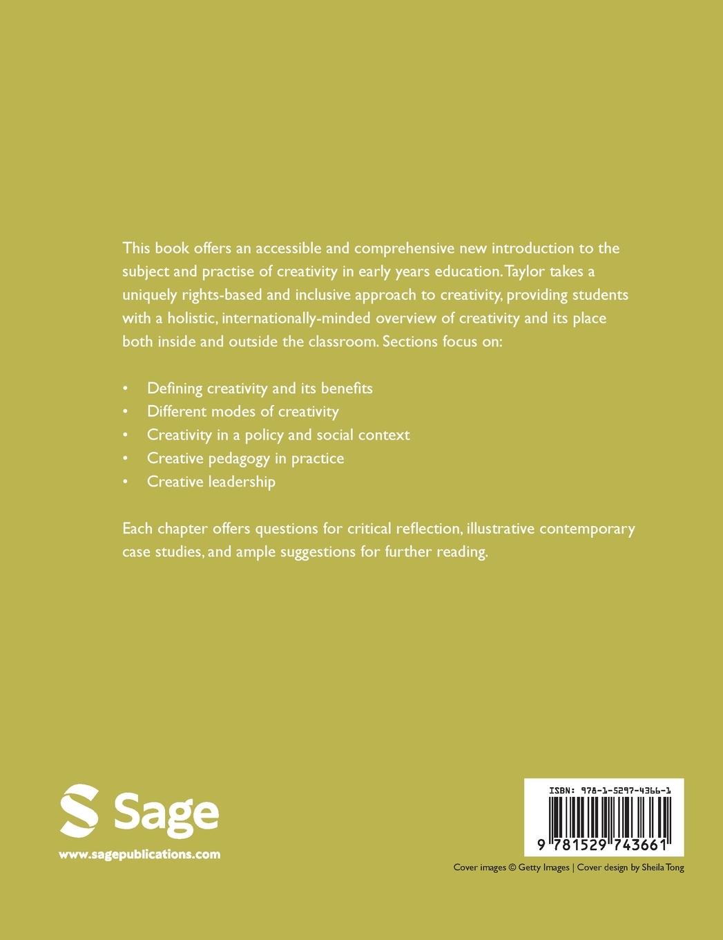 Rückseitencover Creativity in the Early Years