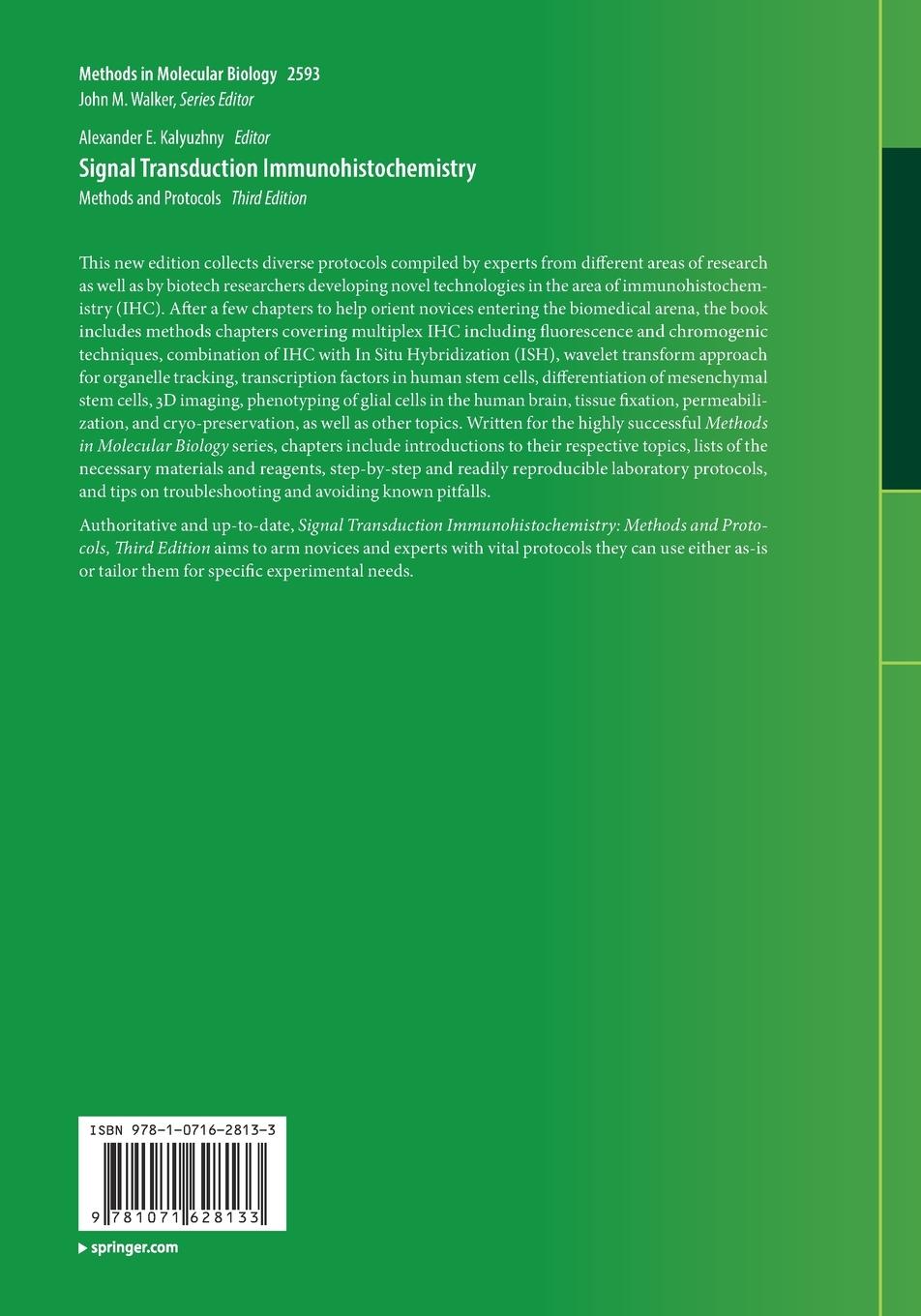 Rückseitencover Signal Transduction Immunohistochemistry