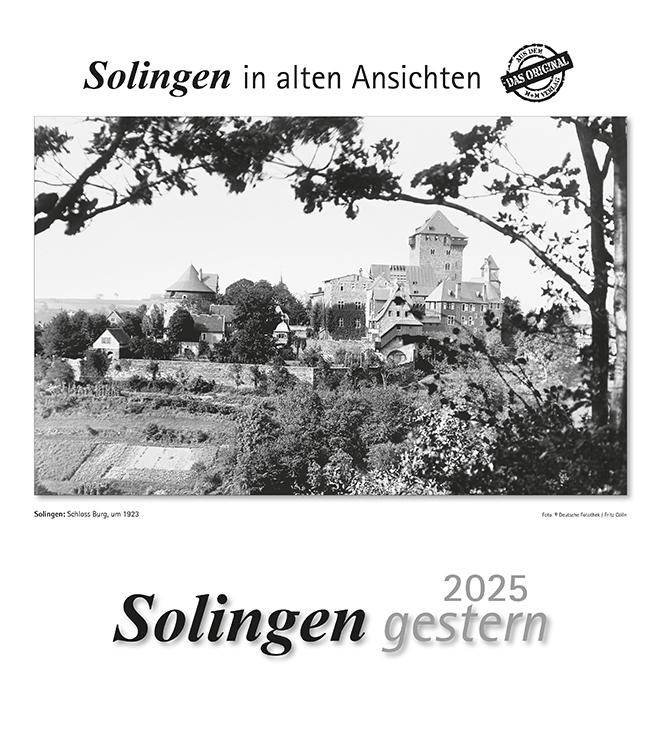 Vorderes Coverbild Solingen gestern 2025