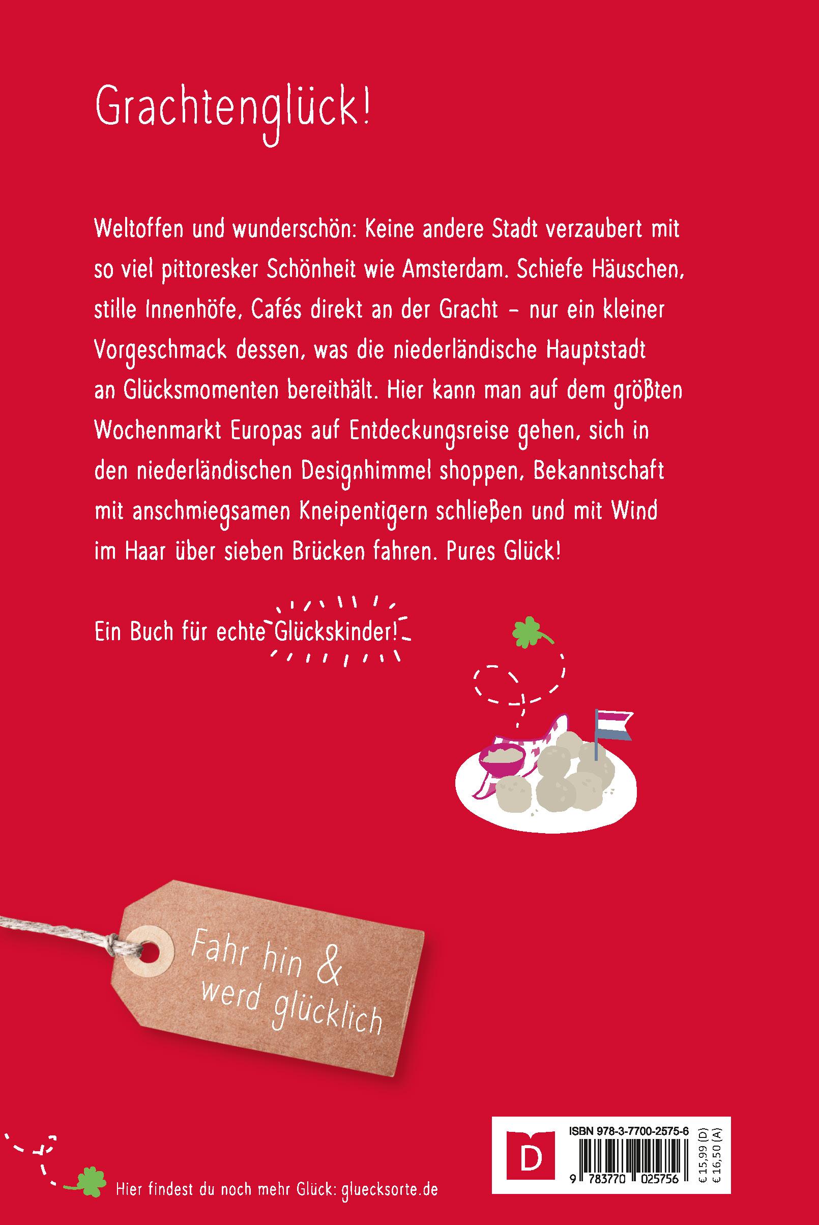 Rückseitencover Glücksorte in Amsterdam