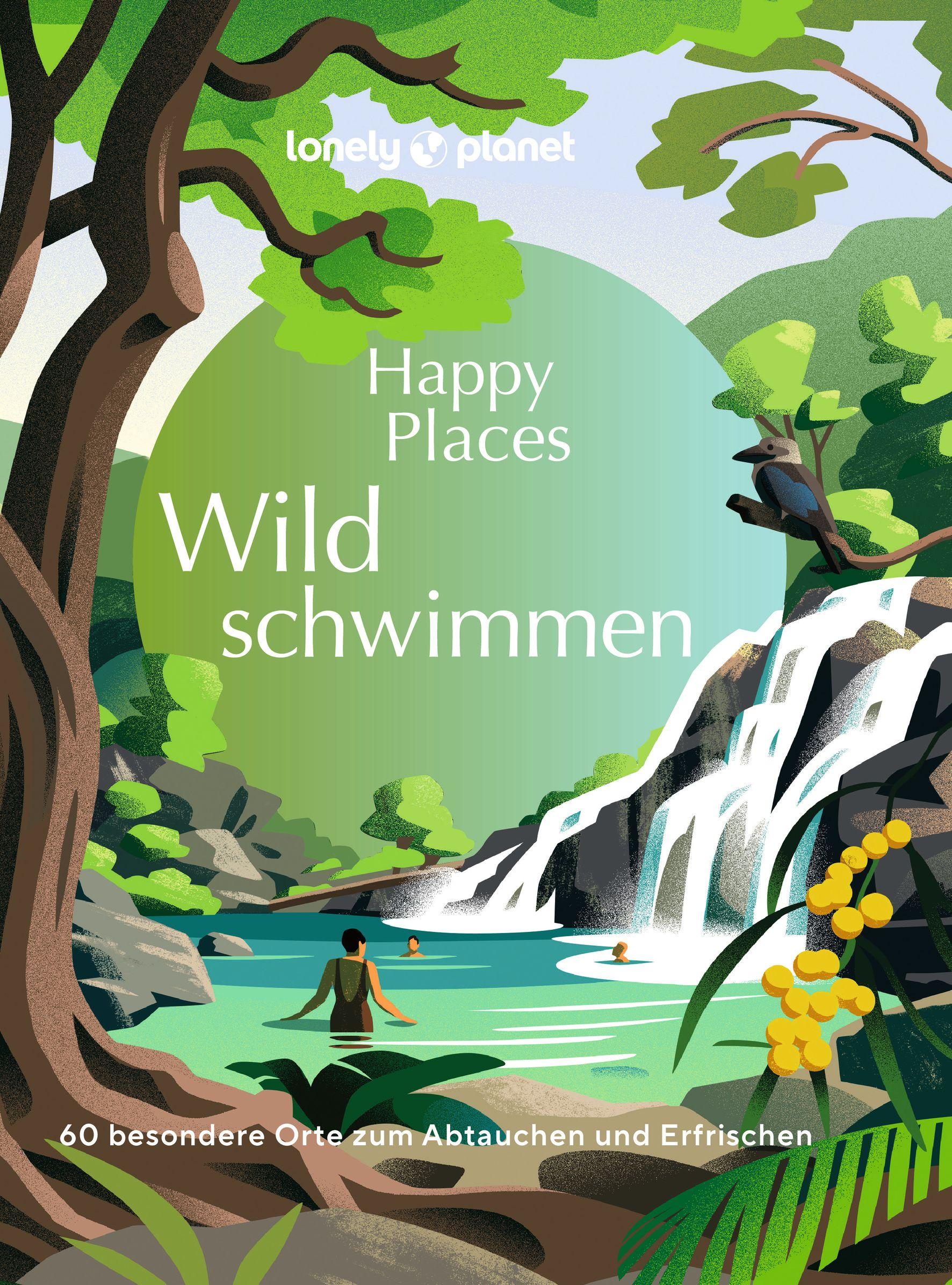Vorderes Coverbild LONELY PLANET Bildband Happy Places Wildschwimmen
