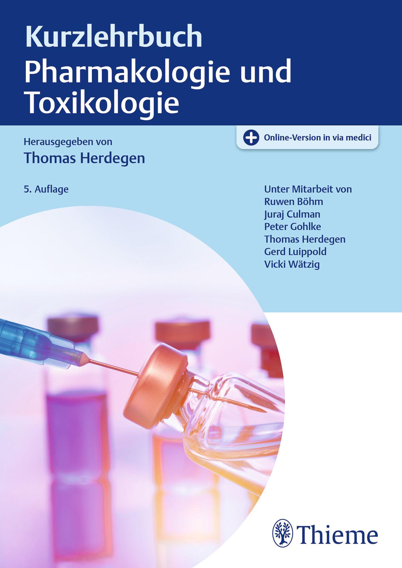 Vorderes Coverbild Kurzlehrbuch Pharmakologie und Toxikologie