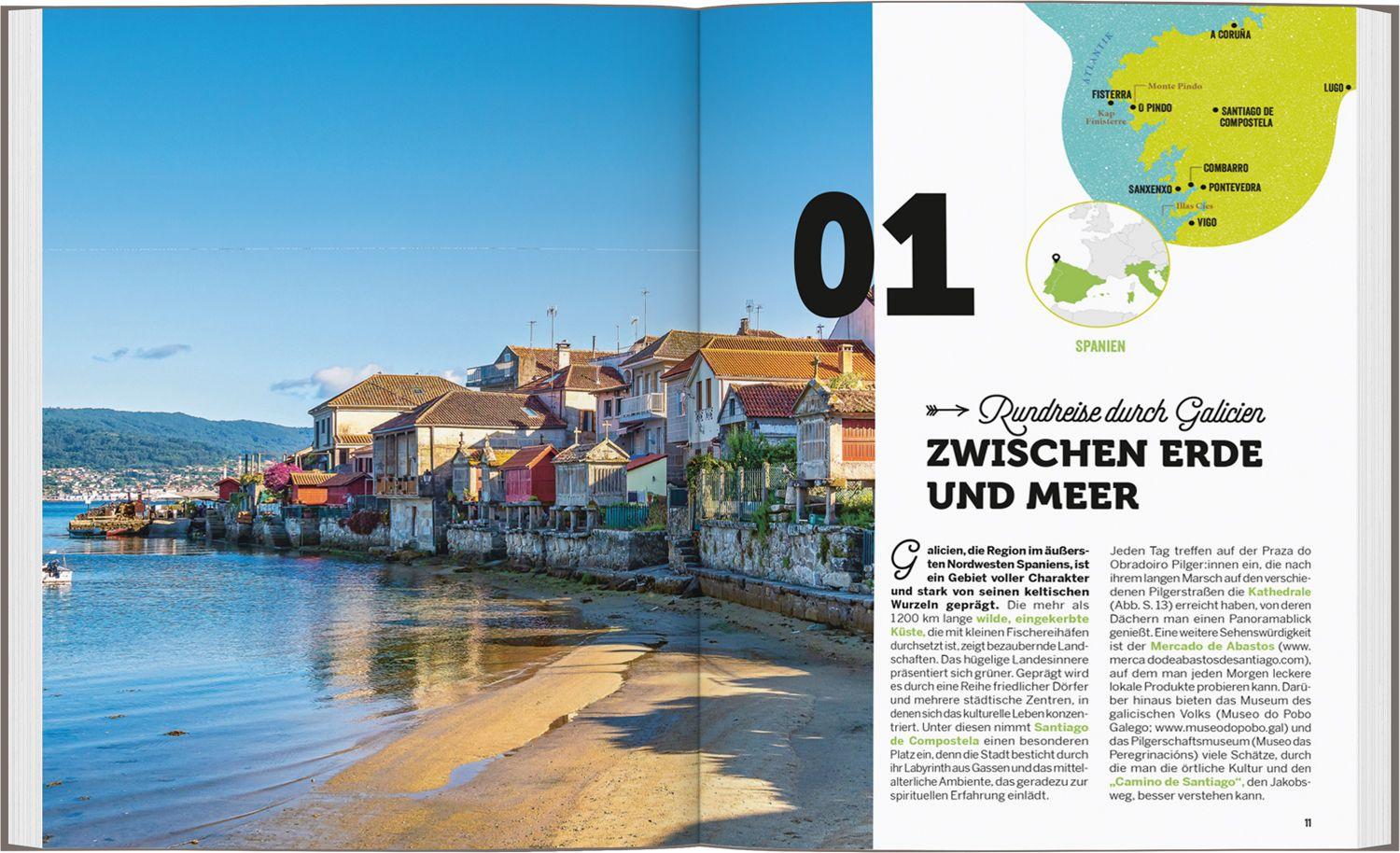 Beispielinhalt (Bild) LONELY PLANET Bildband Die besten Kurztrips durch Europa