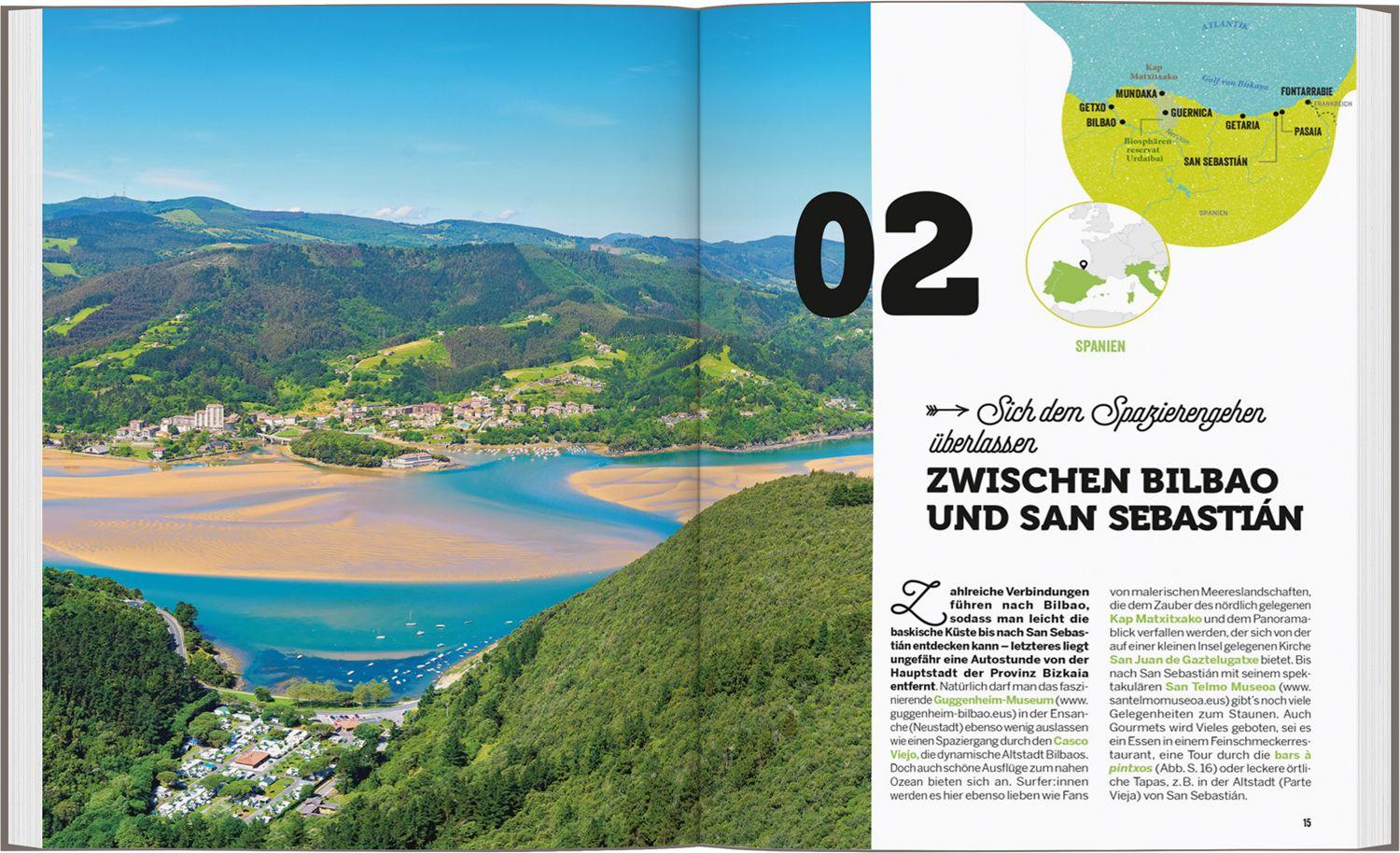 Beispielinhalt (Bild) LONELY PLANET Bildband Die besten Kurztrips durch Europa