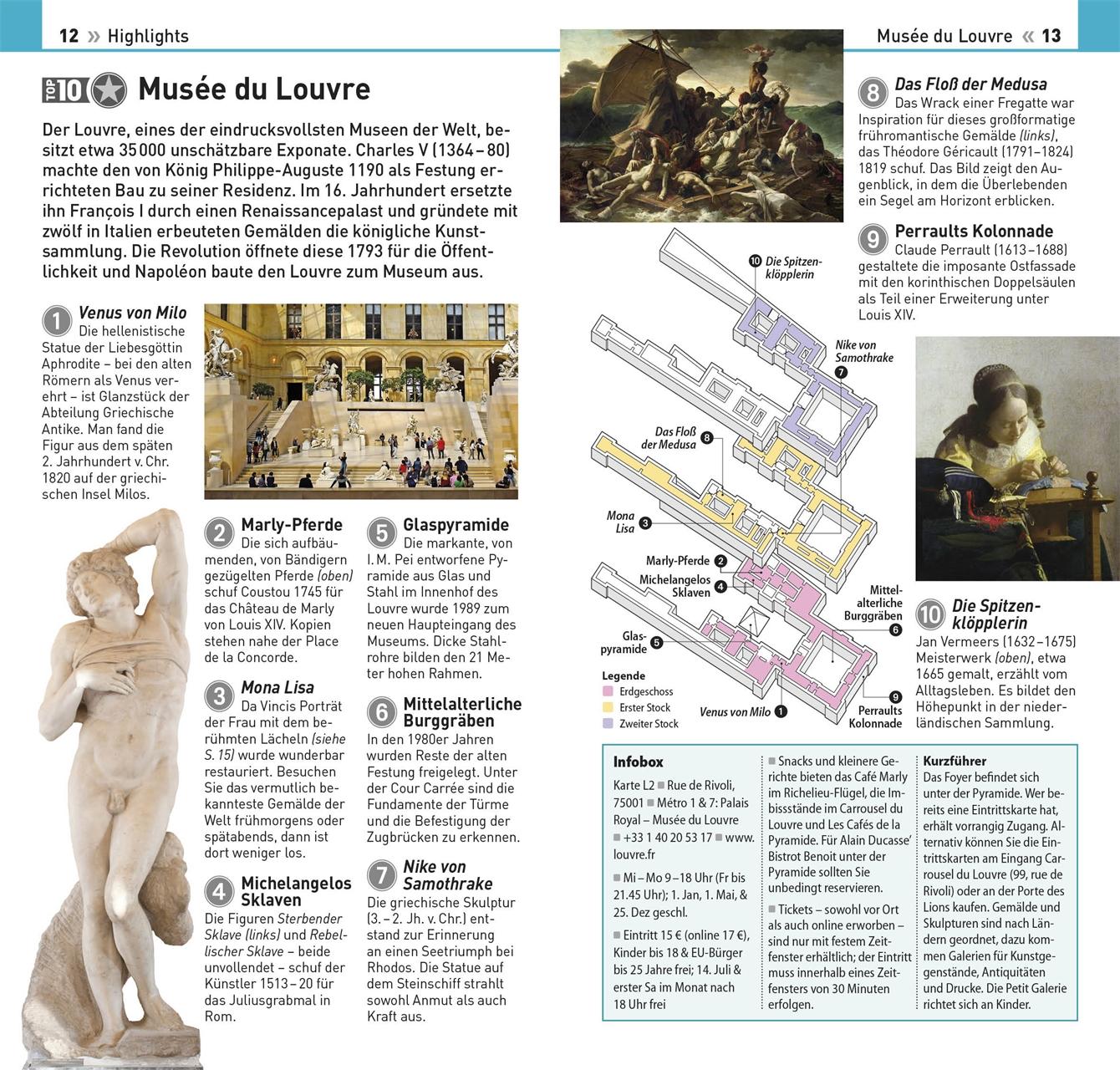 Beispielinhalt (Bild) TOP10 Reiseführer Paris