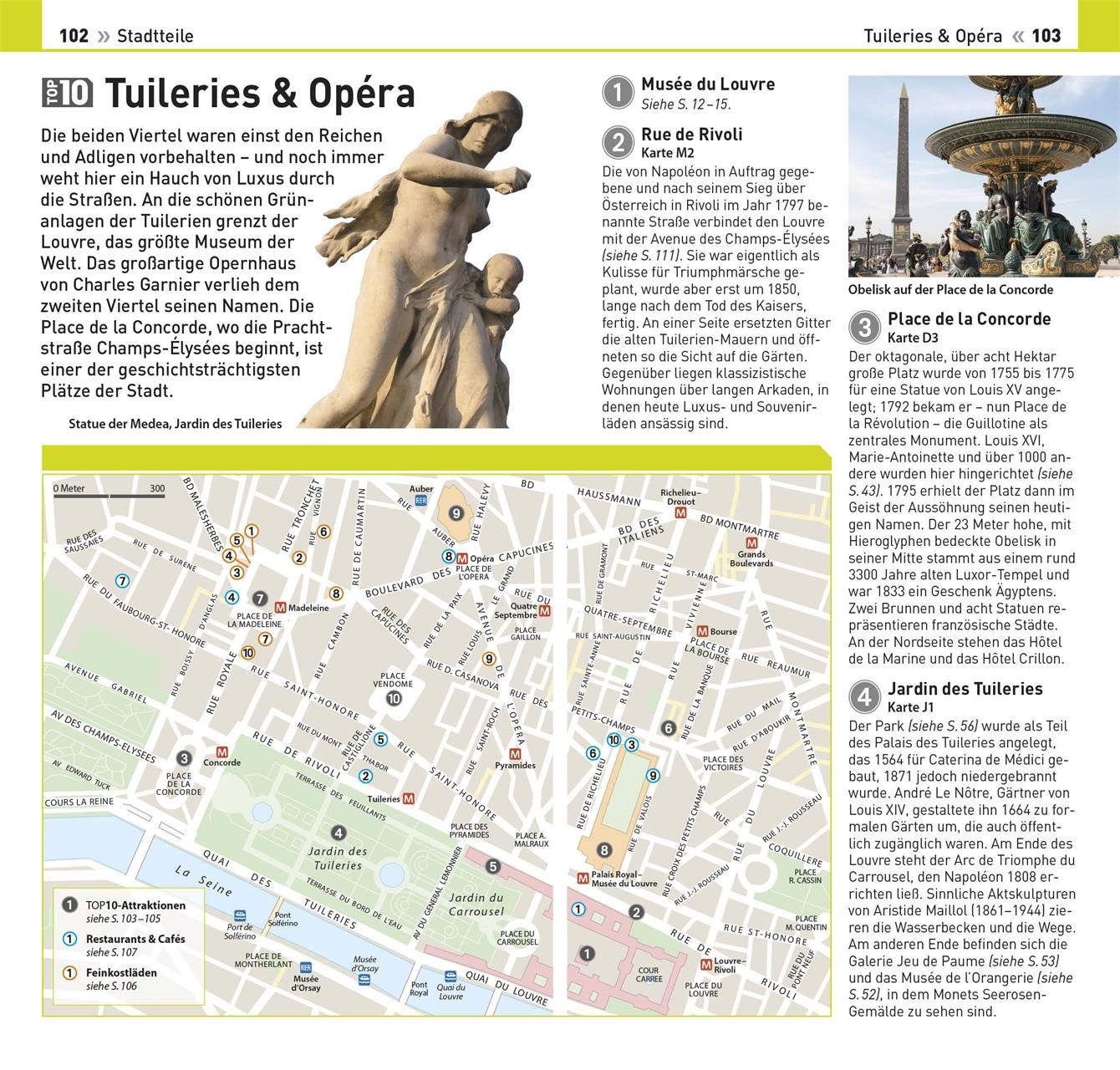 Beispielinhalt (Bild) TOP10 Reiseführer Paris