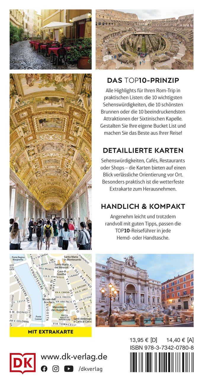 Rückseitencover TOP10 Reiseführer Rom