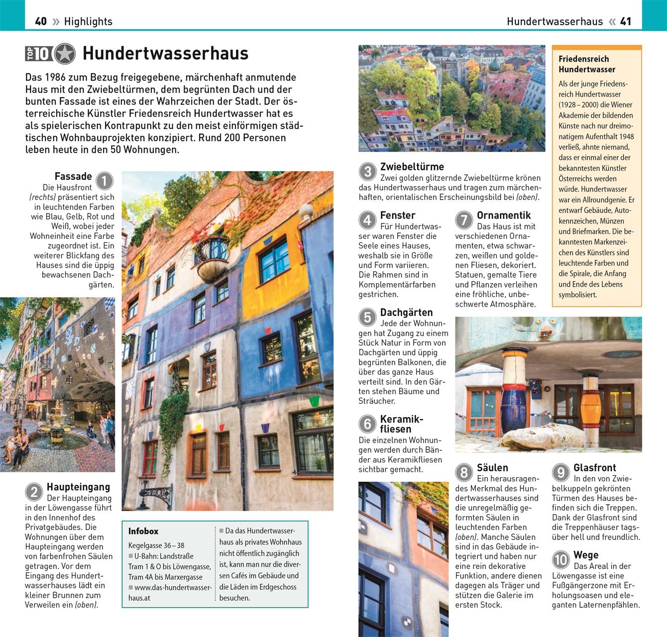 Beispielinhalt (Bild) TOP10 Reiseführer Wien
