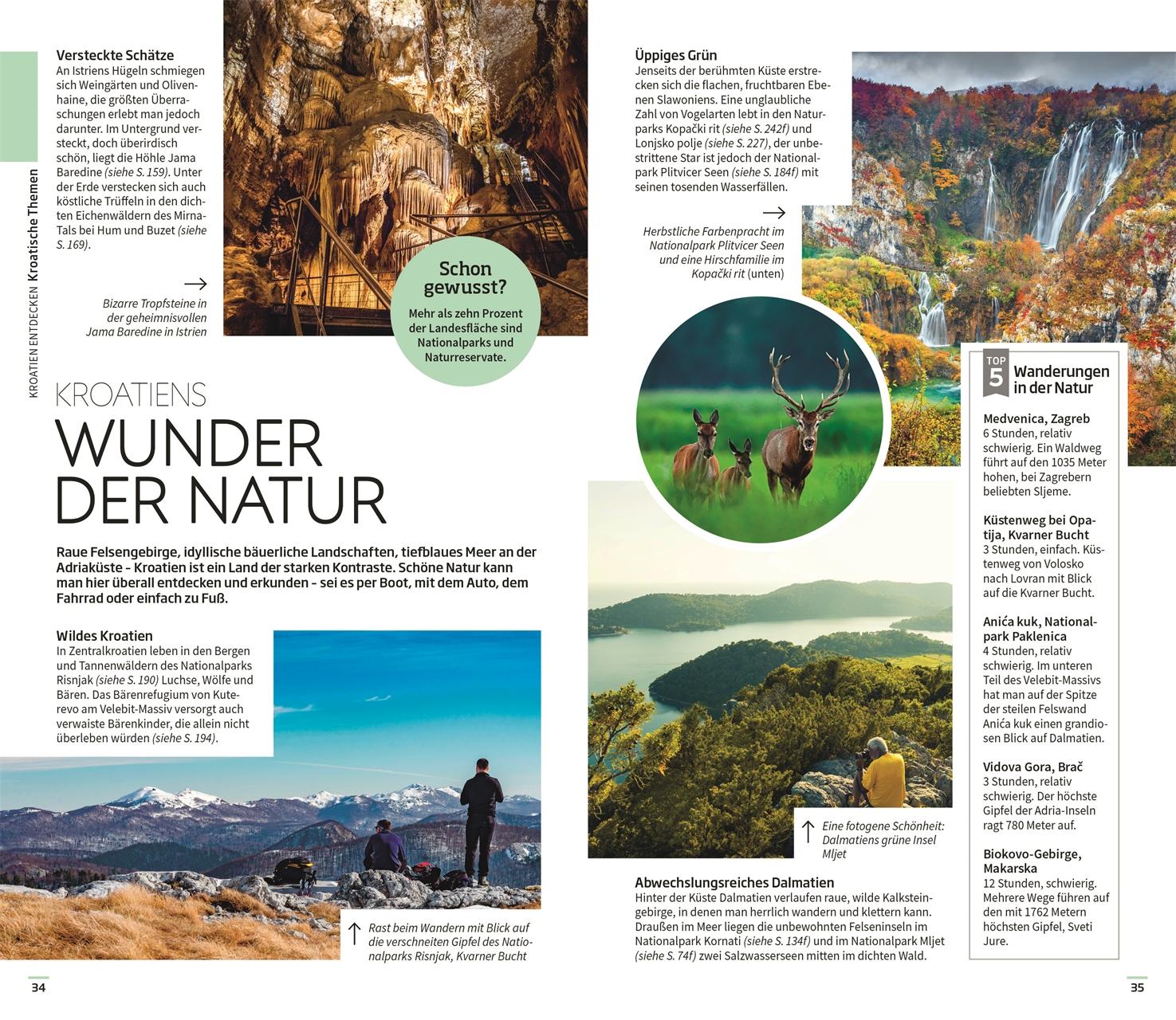 Beispielinhalt (Bild) Vis-à-Vis Reiseführer Kroatien