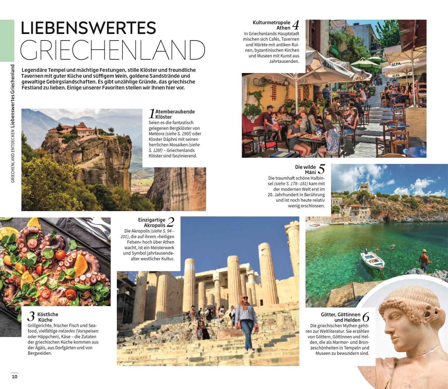 Beispielinhalt (Bild) Vis-à-Vis Reiseführer Griechenland, Athen & Festland