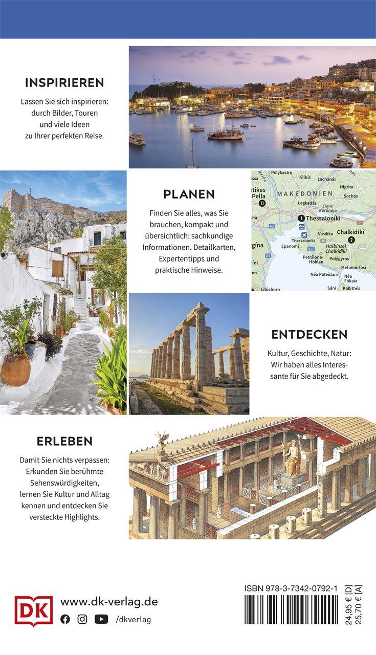Rückseitencover Vis-à-Vis Reiseführer Griechenland, Athen & Festland