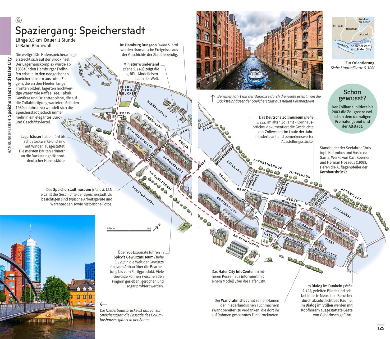 Beispielinhalt (Bild) Vis-à-Vis Reiseführer Hamburg