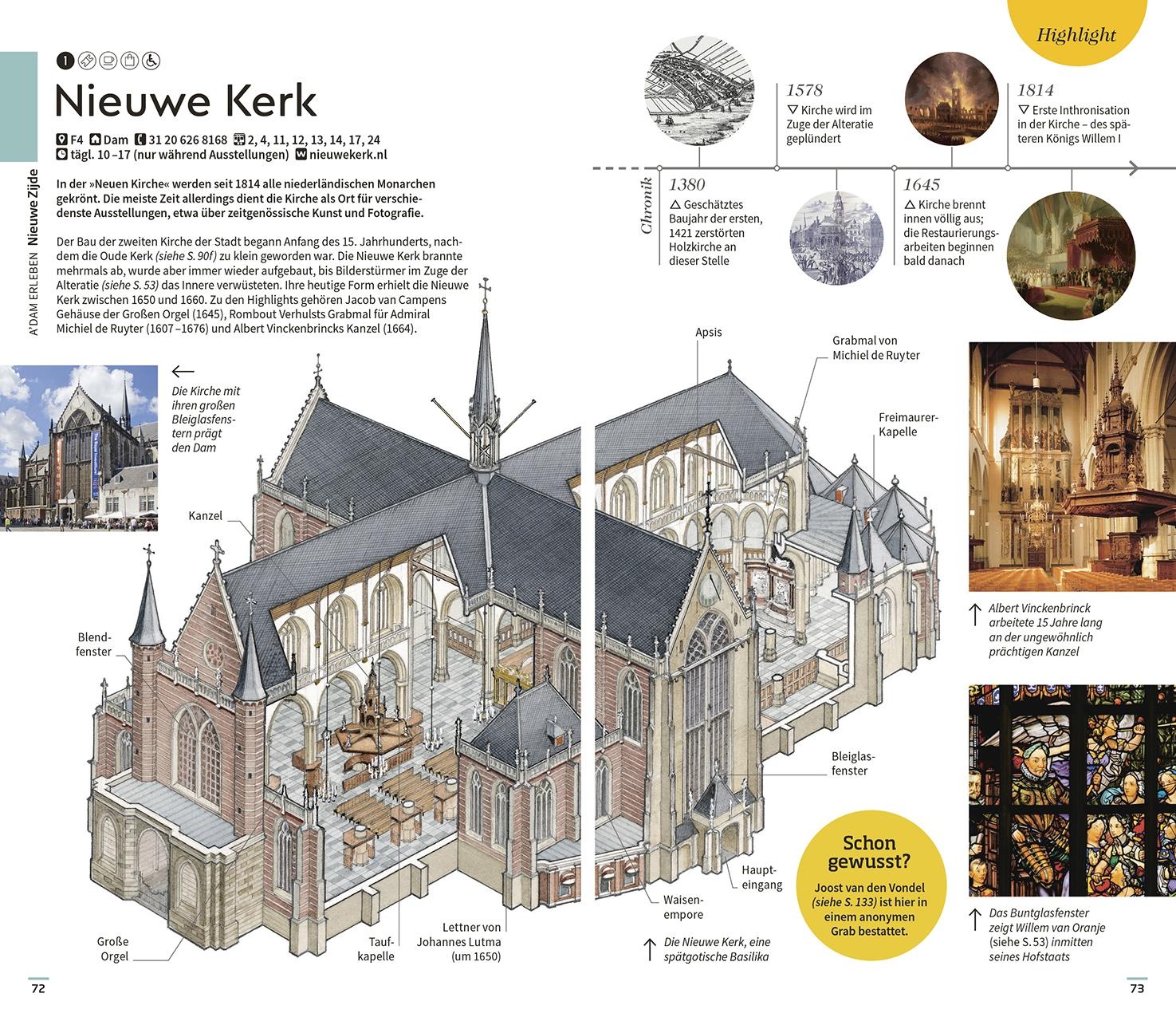 Beispielinhalt (Bild) Vis-à-Vis Reiseführer Amsterdam