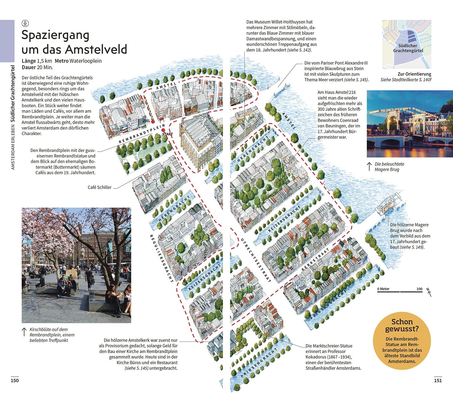 Beispielinhalt (Bild) Vis-à-Vis Reiseführer Amsterdam