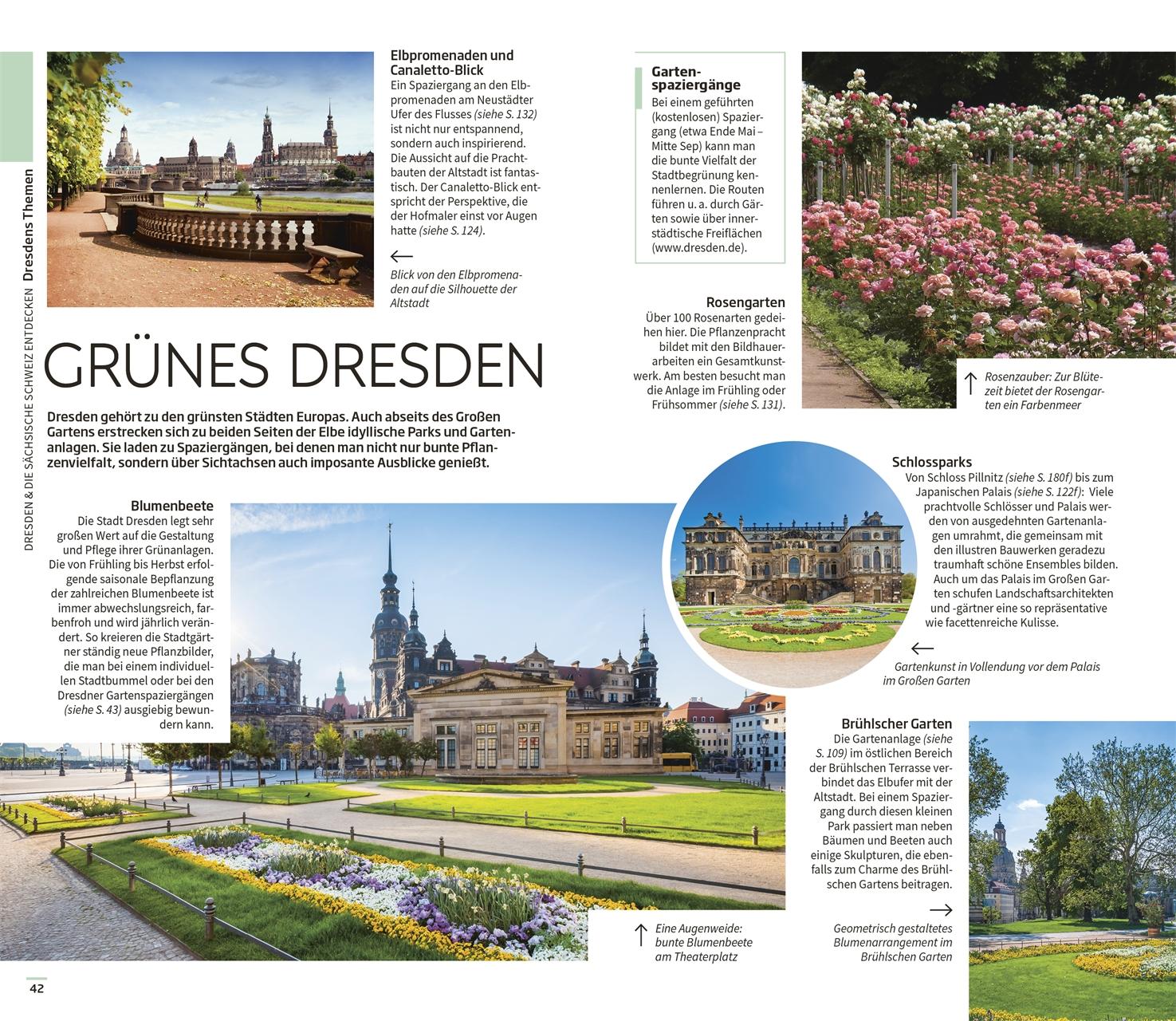 Beispielinhalt (Bild) Vis-à-Vis Reiseführer Dresden und Sächsische Schweiz