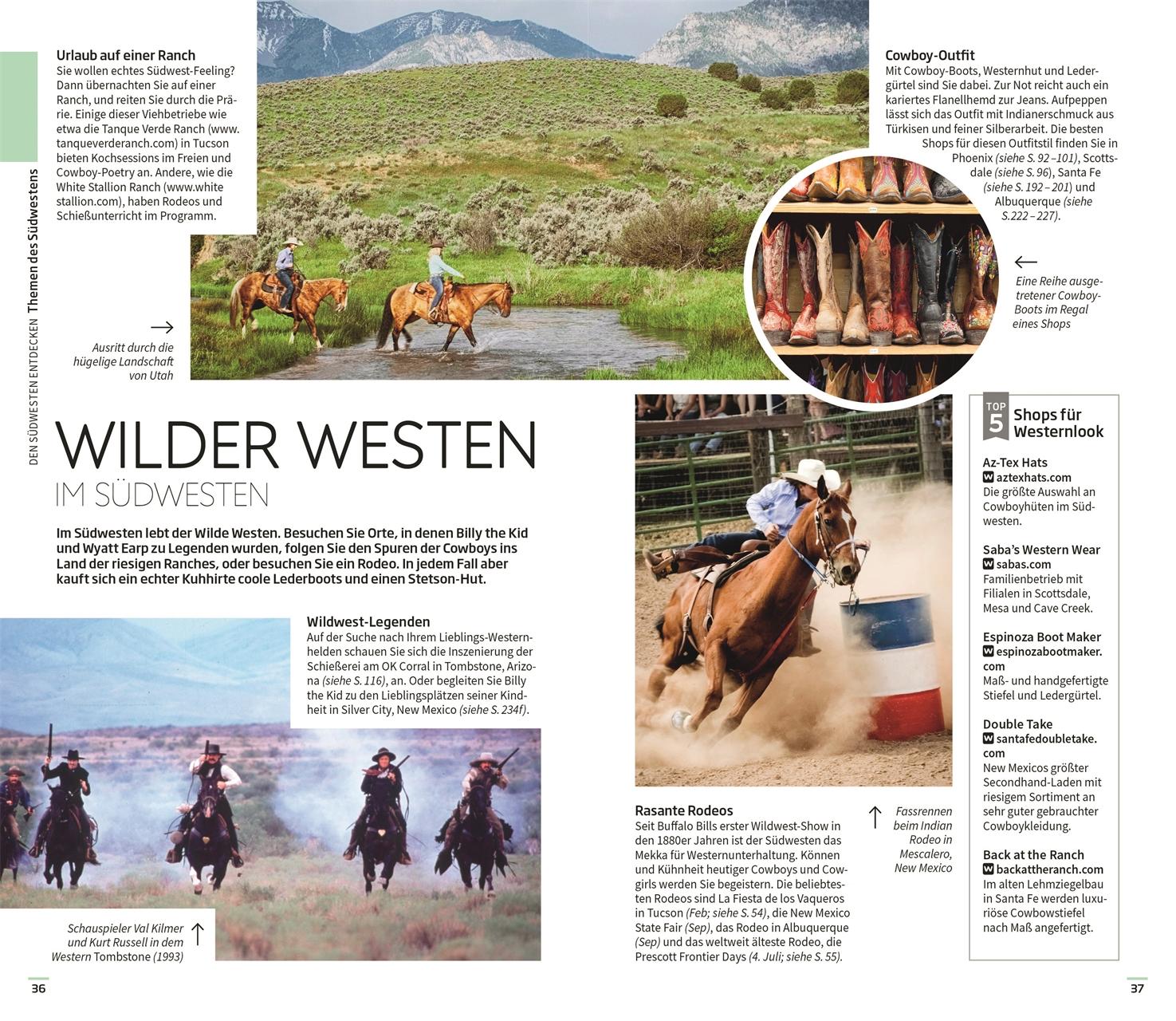 Beispielinhalt (Bild) Vis-à-Vis Reiseführer USA Südwesten & Nationalparks