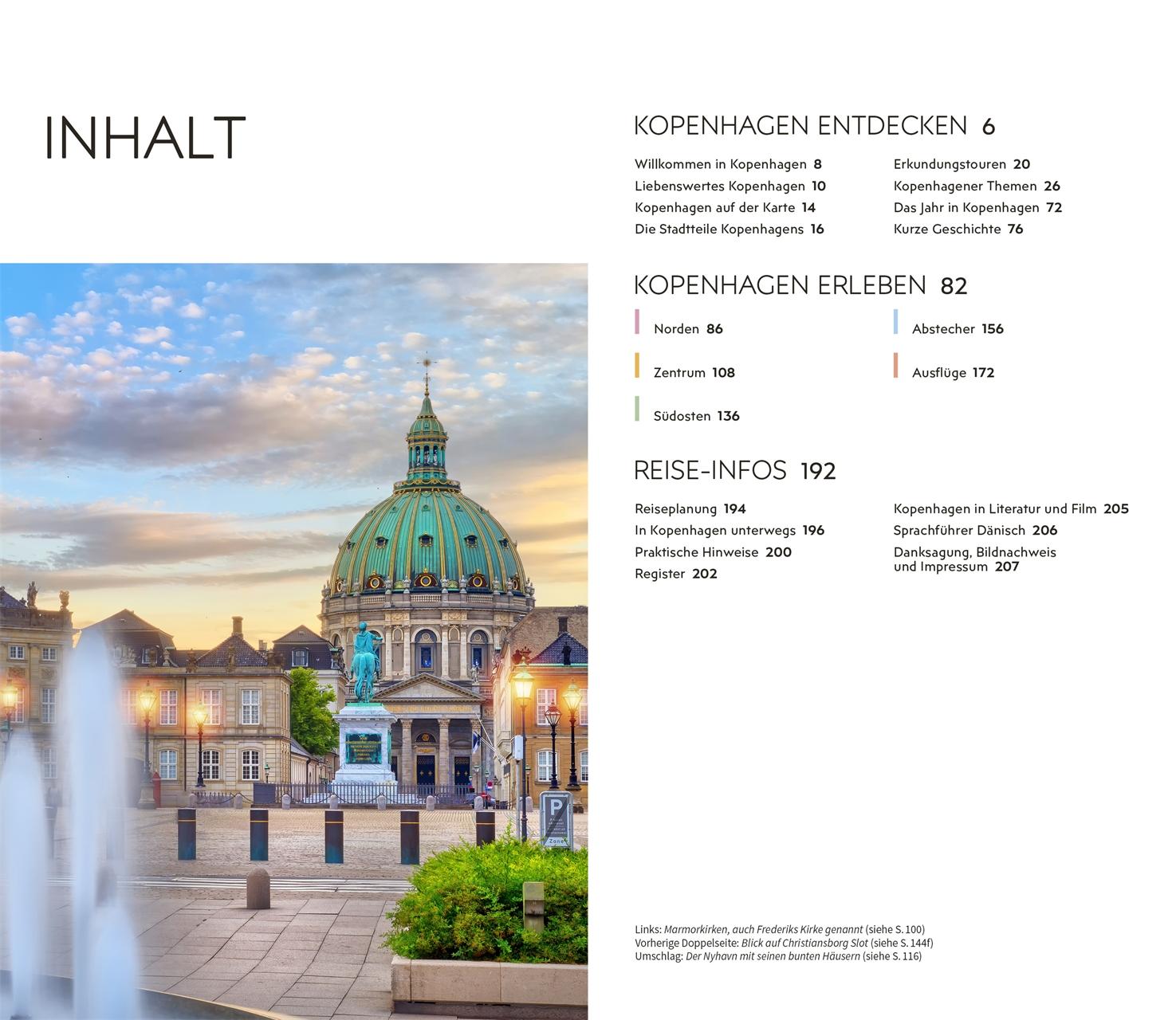 Beispielinhalt (Bild) Vis-à-Vis Reiseführer Kopenhagen