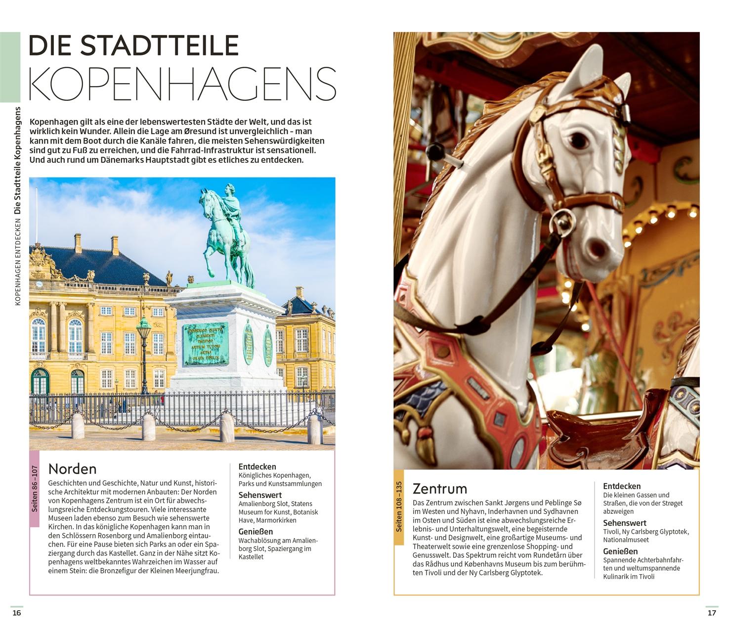 Beispielinhalt (Bild) Vis-à-Vis Reiseführer Kopenhagen