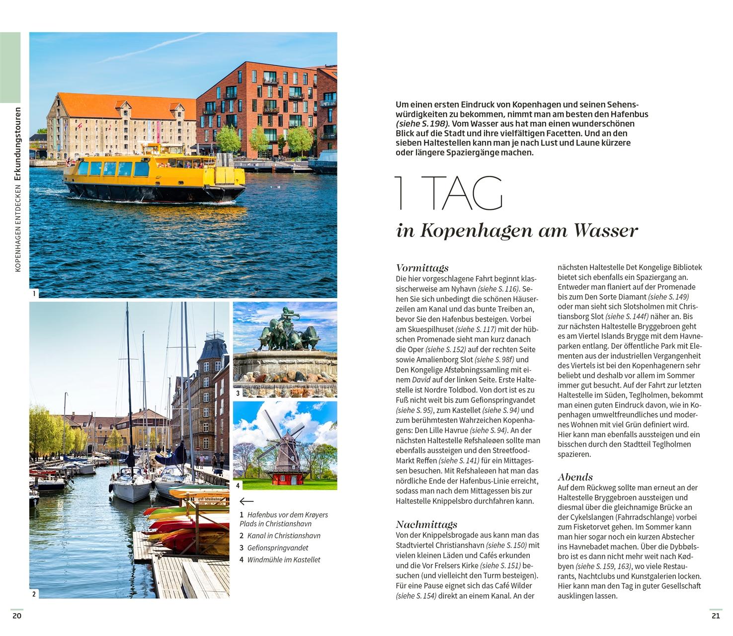 Beispielinhalt (Bild) Vis-à-Vis Reiseführer Kopenhagen