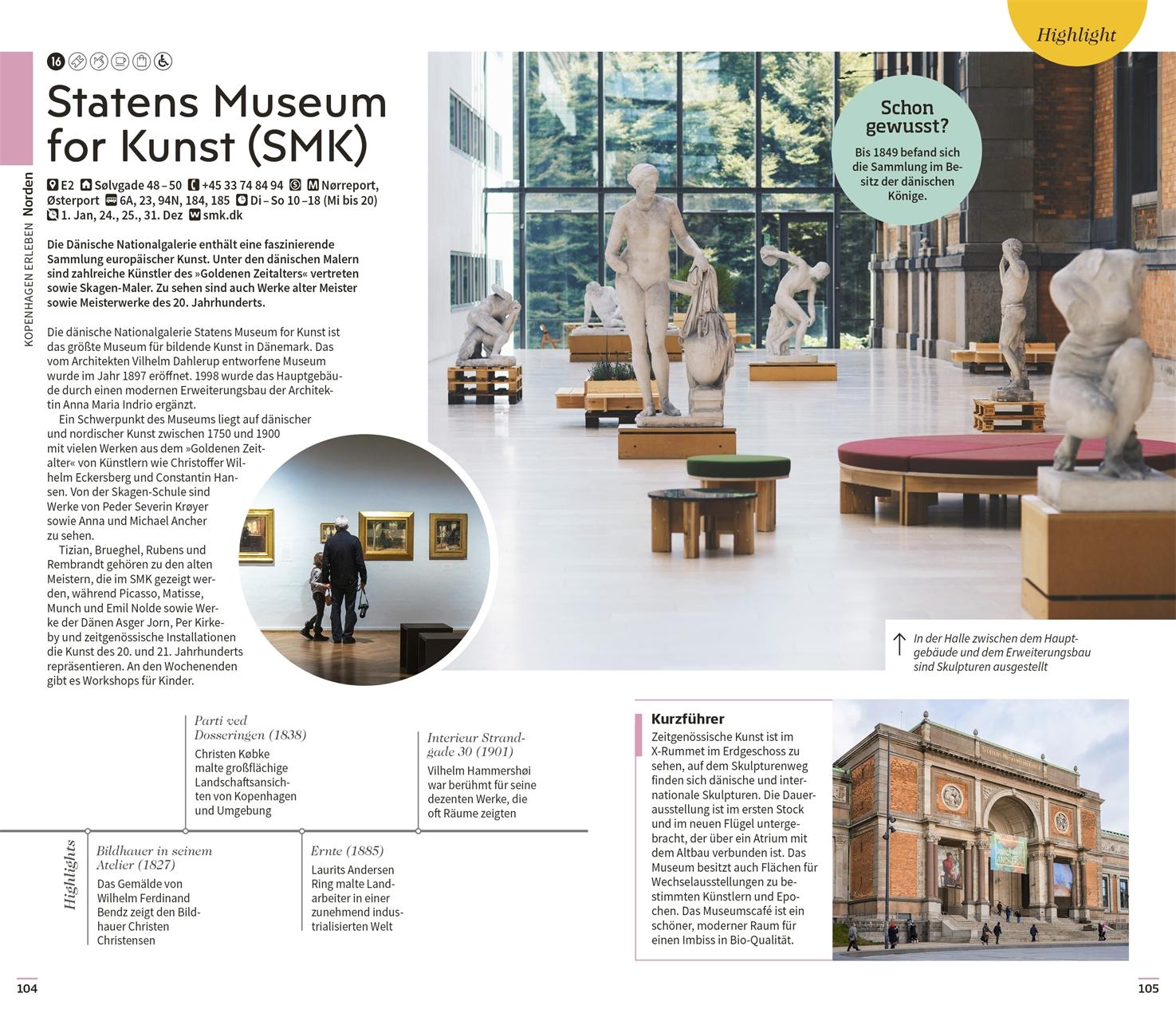 Beispielinhalt (Bild) Vis-à-Vis Reiseführer Kopenhagen