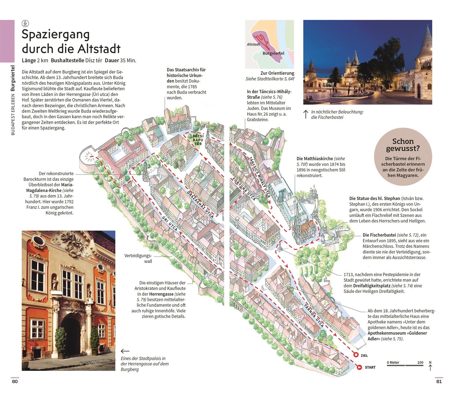 Beispielinhalt (Bild) Vis-à-Vis Reiseführer Budapest