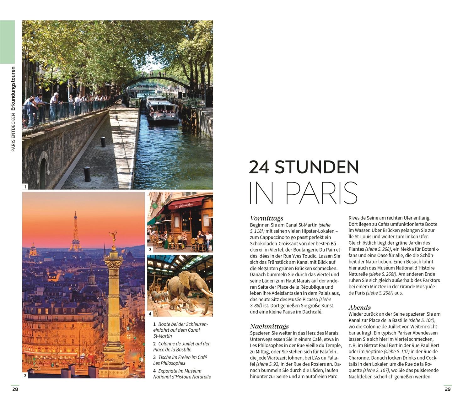 Beispielinhalt (Bild) Vis-à-Vis Reiseführer Paris