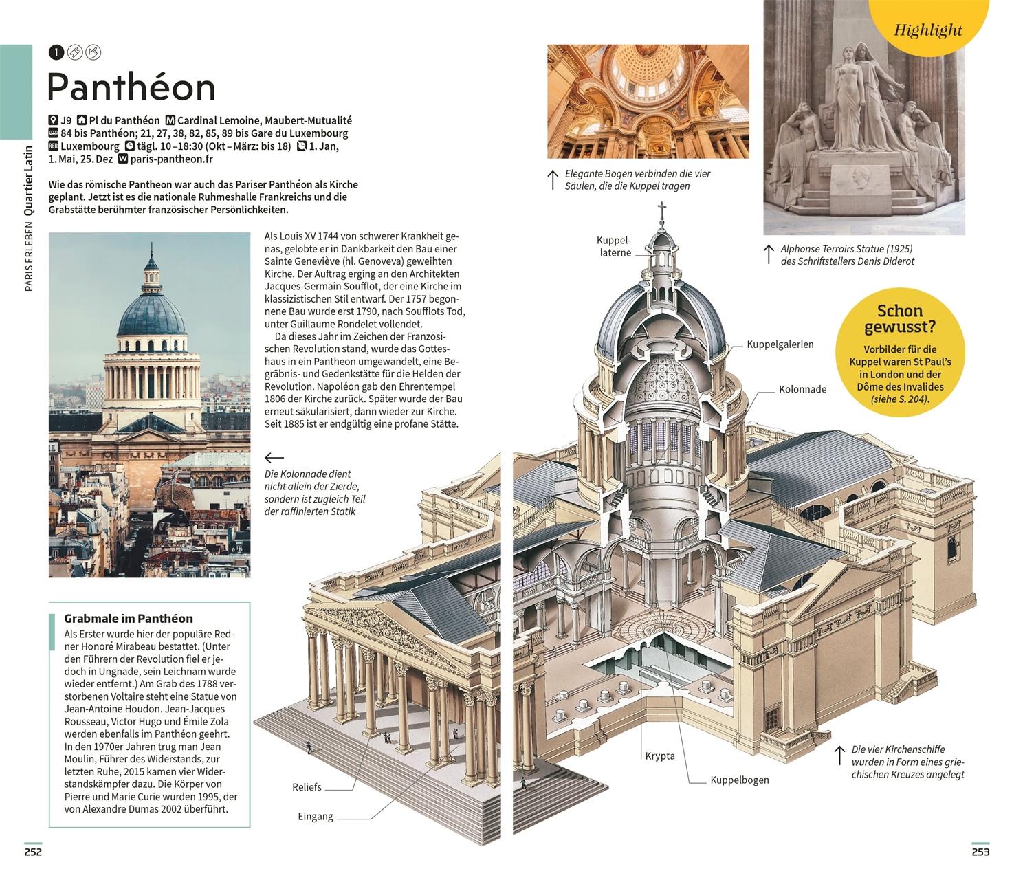 Beispielinhalt (Bild) Vis-à-Vis Reiseführer Paris