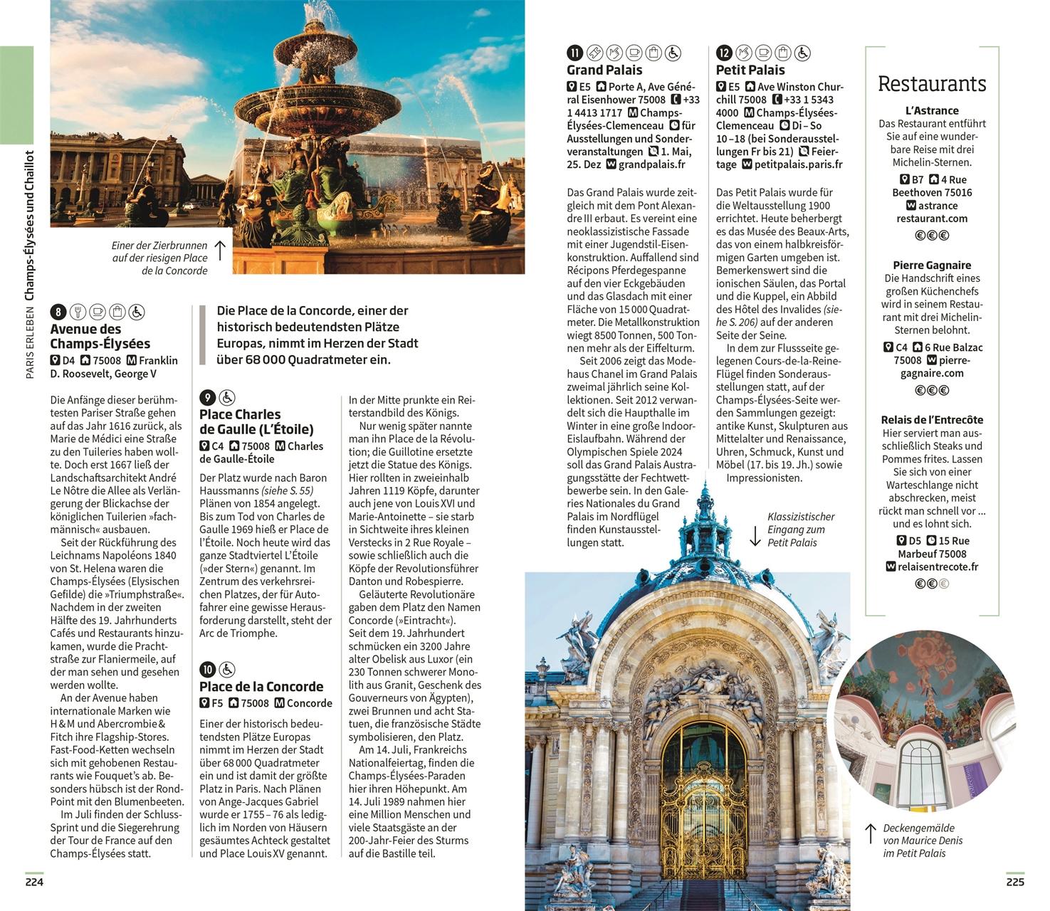 Beispielinhalt (Bild) Vis-à-Vis Reiseführer Paris
