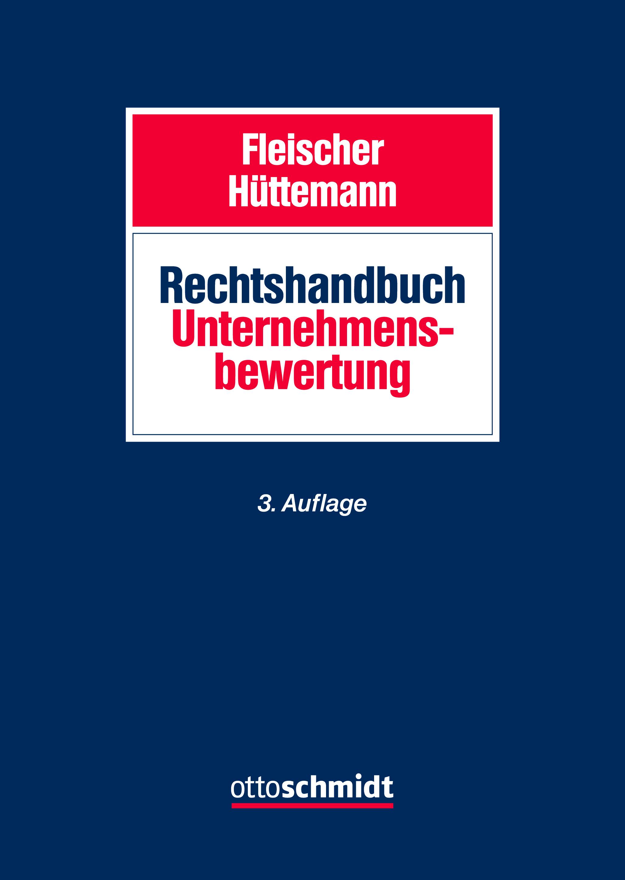 Vorderes Coverbild Rechtshandbuch Unternehmensbewertung