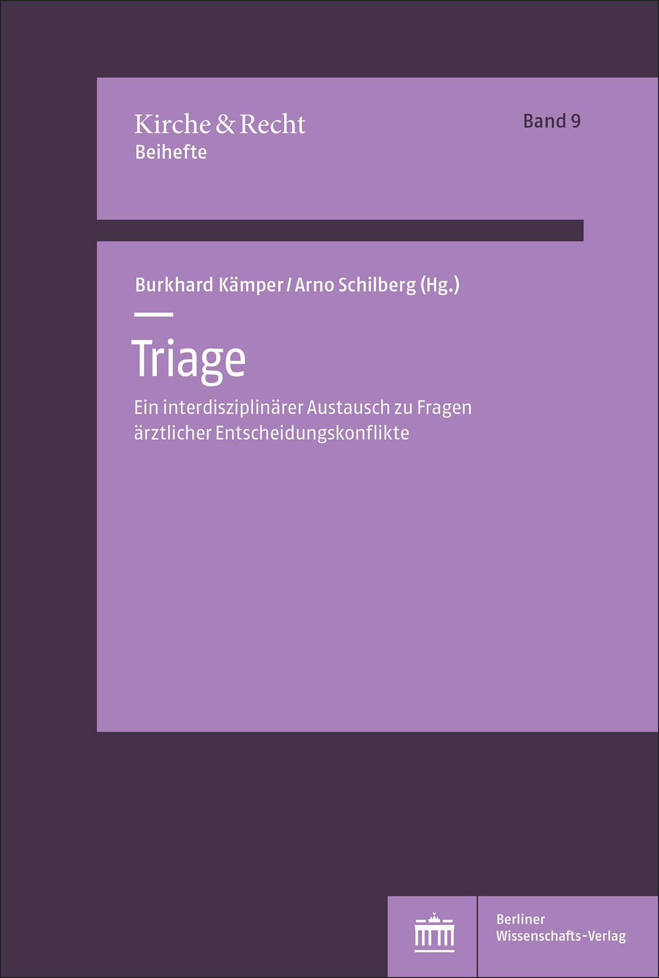 Vorderes Coverbild Triage