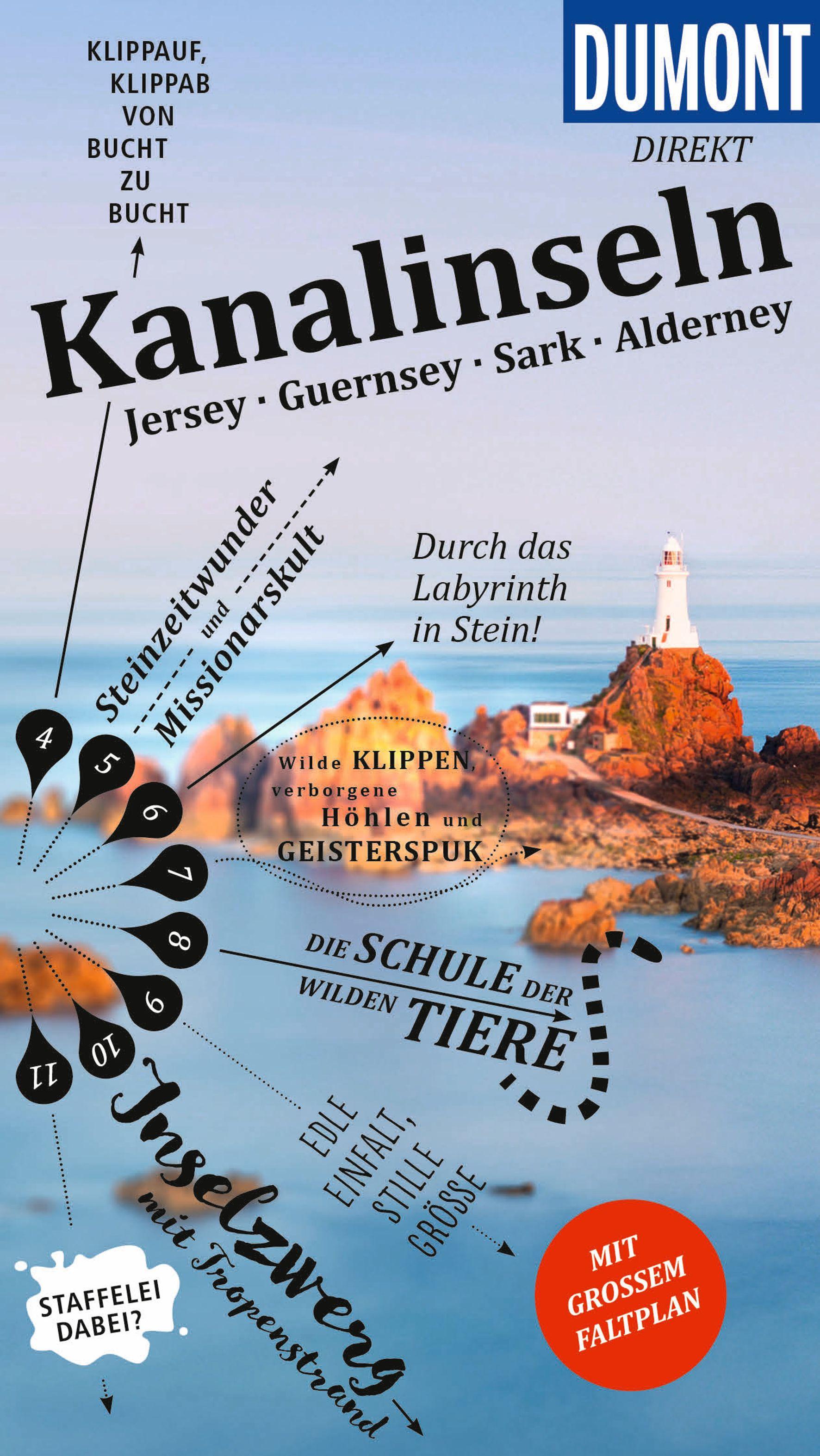 Vorderes Coverbild DUMONT direkt Reiseführer Kanalinseln