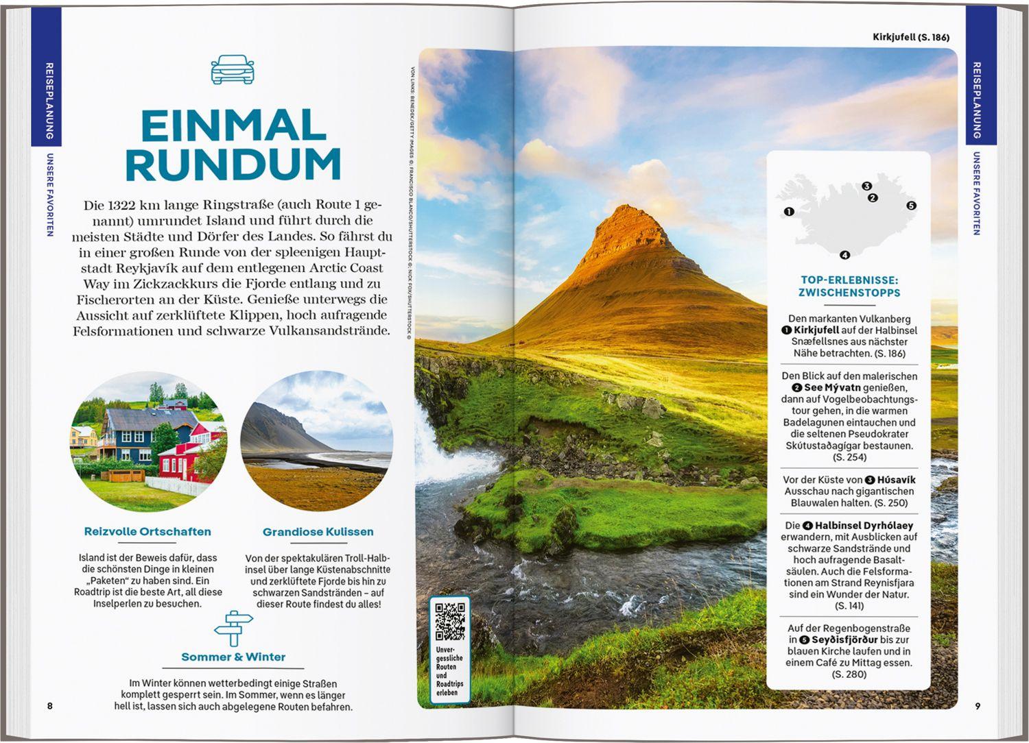 Beispielinhalt (Bild) LONELY PLANET Reiseführer Island