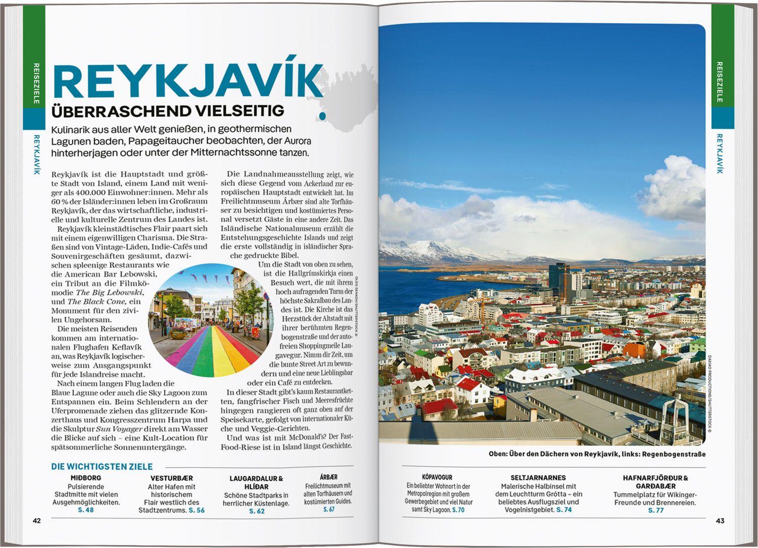 Beispielinhalt (Bild) LONELY PLANET Reiseführer Island