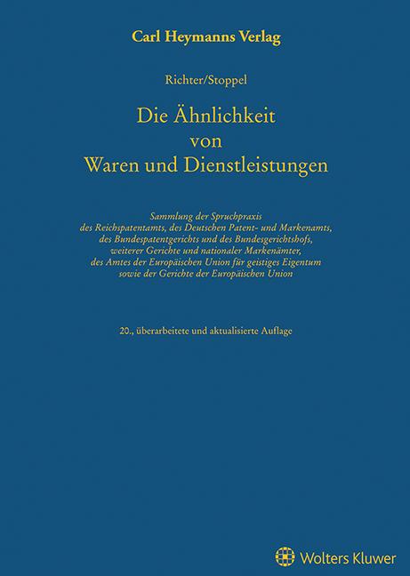 Vorderes Coverbild Die Ähnlichkeit von Waren und Dienstleistungen